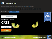 Tablet Screenshot of lincolndrillhall.com